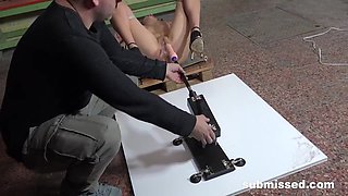 Babe Takes Machine Fucked While Vibed With Adina Rimers