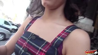 Hot Latina Teen Picked Up and Fucked Rough by German Scout - Big Dick Action