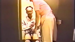 Japanese vintage AV - Nursing and sex