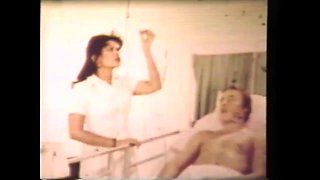 American Vintage Busty Brunette Nurse Gets Her Pussy Fucked by Doctor