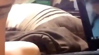 Amateur Wife Sucks and Jerks Cock While Watching Her Homemade Porn