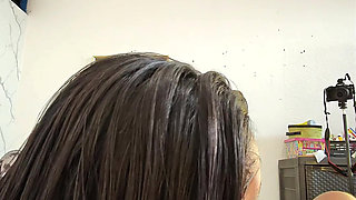 NAUGHTY STEPMOTHER: Stepson with His horny Latina Stepmother POV