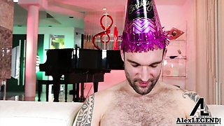 Ashley and Alex's muscle hunk clip