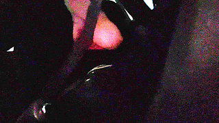 Italian Big Tits MILF Artemisia Love Sexy Car Ride with Big Tits Out Boobs Fetish Hard Nipples