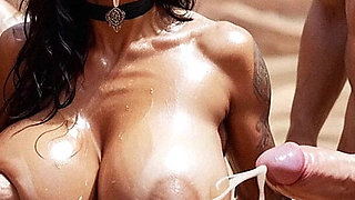 Hot Slave Hard Sex, Curvy Woman with Big Tits Sucking Big Dick, Slave Woman