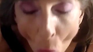 Petite MILF Sucks Fat Dick