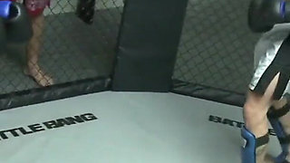 Chubby big tits black babe fucked in her lovely pussy