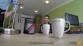 Loan4k. horny loan agent uses his powers to bang beautiful