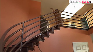 Hot girl gets fucked by two monster cocks then swallows cum