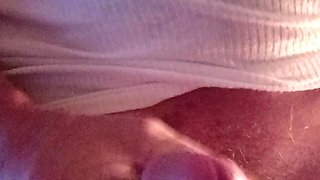 Masturbating my cock