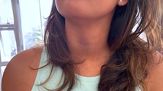 Mexicana blowjob with her big boobs