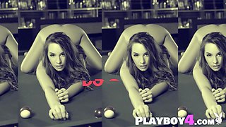 All natural dark hair girl cougar posed naked