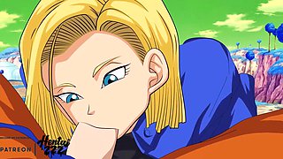 Dragon Ball androids get creampied in this wild hentai fantasy