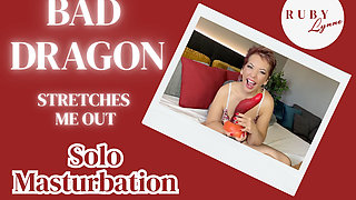 Bad Dragon Stretches and Gapes GILF Pussy