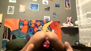Busty amateur teen girlfriend hardcore action with cum