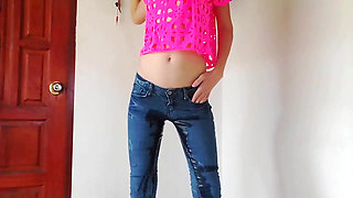 Blue Jeans Wetting and Squirting