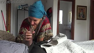 Turkish Maid Takes Big American Cock