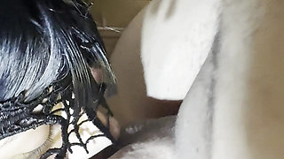NYMPHOMANIAC NANNY SUCKS THE DICK OF THE FATHER OF THE BOYS SHE TAKES CARE OF