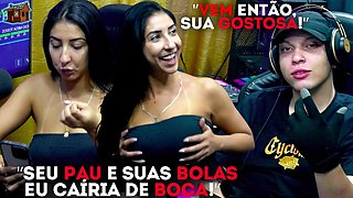 Ruan showed his penis to Renatinha Mello, she loved his penis and balls, did they hook up? - Podcast Pápum no Barraco!