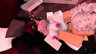 Anime Clown Girl with Big Tits Gets Hardcore Creampie