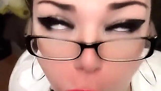 Face Fucking Your Boss After the New Years Party