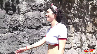 German Scout - Hard Anal Sex and Ass Fisting at Pick up Casting with Stacy Bloom