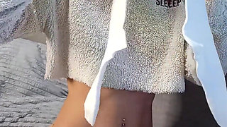 Dirty Step Sister Bought Socks Special to Tease My Dick