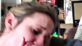Amateur milf outdoors blowjob and fucking