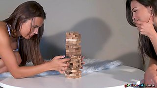 Whoever loses the bet gets fisted - girlfriends porn