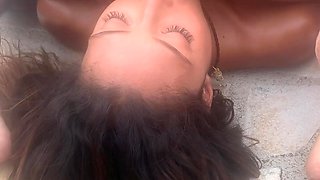 Emmanuelle Noire Surrenders to Wild Outdoor Gangbang Passion