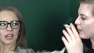 Office Smoking Sluts 101