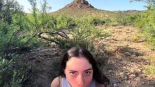 Czech amateur blowjob and fucking POV in public