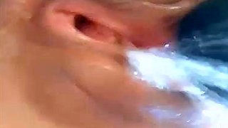 Petite small tit babe with perfect pussy masturbates