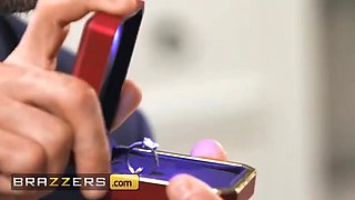 Honey Gold Joins Alina Ali & Scott Nails for a Wild Threesome - Blowjob, Titty Fuck & Doggy - Brazzers