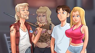 Wild cartoon adventures with sexy scenes and big boobs starring Misskitty2k