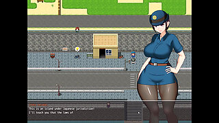 Impregnation Island Taboo Hentai Game Ep.12 Policewoman Naked and Fucked in the Street!