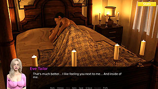 Rosewater manor: boyfriend and girlfriend are having romantic sex with candles, ended up with big cumshot on the tits ep 11