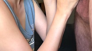 New Blowjob Video! Sucking Dick at the Window