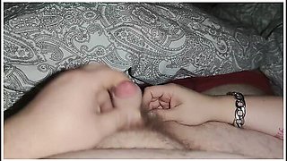 Handjob Before Bed With Long Nails *girlfriend Laughs At Me Because I Facial Myself