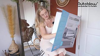Unpaking VacuGlide with BIG TIT Rage Maiden