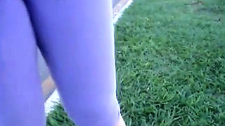 Teen in lycra cameltoe - Ninfeta em suplex