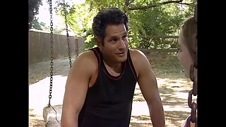 Aurora Snow: Young, Soft Round Ass, Fucked Outdoors by a Big Mature Cock