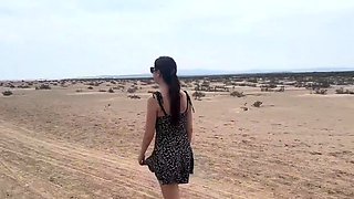 Lusty teen gets naked and embraces the thrill of outdoor sex