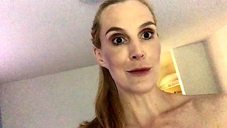 Busty amateur milf masturbates in the shower