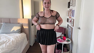 4K Mini Skirt Try On Haul with CLOSE UPS & Pussy Flashing - HOTTEST Try Ons