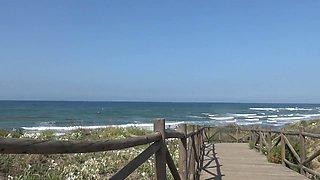 Cap D'agde - French Arabic Cuckold Wife Fucking With Stranger On The Nude Beach