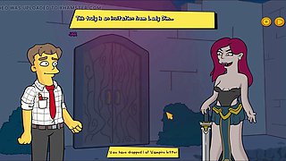 Animated erotica featuring lingerie and vampires in a wild fantasy