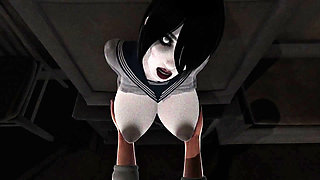 Titty Fucking a Ghost - Bound by Lust 3D Animated Game