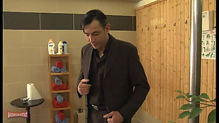 Sex in the Hot Tub with a Blonde MILF