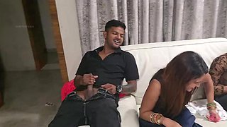 Indian Boy Shakes His Big Cock for Girls - Blowjob, DP & Squirting in 4K